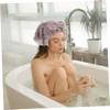 Angoily 2pcs Hair Drying Towels Soft Absorbent Shower Caps for Women Fast Drying Bathing Hats Reduces Frizz for Home Travel view 4