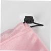 Beaupretty Cotton Foot Strap Set for Beauty Salons 2 Pairs of Thermal Insulation Heat Retaining Foot Covers Elastic Light Pink Grey view 4