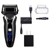 Men's Shaver, Wet Dry Rechargeable Electric Shaver For Men Facial Beard Electric Razor Stubble 3-Blade System Shaving Machine (Color : Stand-alone) view 1