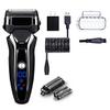 EKHOU Men's Shaver, Wet Dry Rechargeable Electric Shaver for Men Facial Beard Electric Razor Stubble 3-Blade System Shaving Machine (Color : Stand-Alone Blade) view 1
