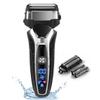 EKHOU Men's Shaver, Wet Dry Rechargeable Electric Shaver for Men Facial Beard Electric Razor Stubble 3-Blade System Shaving Machine (Color : Stand-Alone Blade) view 2