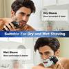 EKHOU Men's Shaver, Razor Electric Shaver Men's Razor Beard Trimmer Shaver for Men Washable USB Shaving view 3