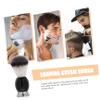 Angoily Male Shaving Brush Beard Brush for Men Neck Duster Beard Accessories for Men view 2