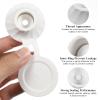Beavorty 3pcs Flip It Bottle Emptying Kit Condiment Bottle Lid Empty Top Cap Empty Cap Flip Top Caps Upside down Caps Squeeze s Suite White Tpe Can Clamshell view 4