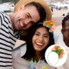 GALPADA 2pcs Hawaiian Flower Headband Women Luau Accessories for Women Hawaiian Flower Clip view 2