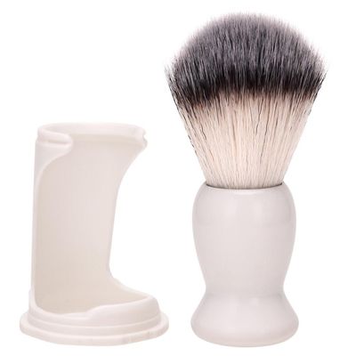 minkissy Manual Shaving Kit Beard Brush Stand and Bowl Ideal for Men's Grooming and Styling