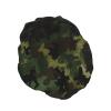 Dwrepo Camouflage Pattern Print Shower Cap for Women Men Waterproof Hair Cap Double Layered Reusable Bath Caps Soft Bathing Shower Hat Spa Salon Shower Caps view 2