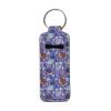 Baxinh Flowers Hedgehog Printed Chapstick Holder Keychain Clip-on Sleeve Chap Stick Pouch Lip Balm Holsteror Lipstick Tracker Safeguard, Pink view 1