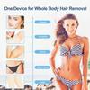 Laser Hair Removal Device IPL Hair Removal Permanent for Women at-Home, Painless Laser Hair Remover Whole Body Armpits Back Legs Arms Face Bikini Line view 3