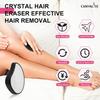 Canvalite Crystal Hair Remover for Women and Men, Fast Painless Magic Crystal Hair Removal Device for Arms Legs Back and Body, Skin Exfoliating Epilators Hair Removal Washable Reusable Portable(Black) view 3