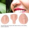 Soft Silicone Nose Model Set, 3D Soft Silicone Flexible Model Body Part Displays Set, Flexible Model Body Part Displays Set Lifelike 3D Practice Nose for Suture Teaching (Medium) view 3