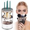Automatic Makeup Brush Cleaner Machine with Brush Cleaning Mat - Effortless Cosmetic Brush Cleaner for All Size Beauty Makeup Brushes - Valentine's Gift for Women - Keep Your Brushes Fresh and Clean view 1