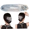 Hair Bun Maker Floral Design Dotted Bun Maker Exquisite Bun Maker Bun Shapers Bun Makers for Hair Long Hair Women Mesh Hairstyles Accessories, Grey view 1