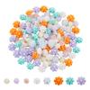 SUPERFINDINGS 120Pcs 8 Styles Nail Charm Flower Resin Cabochons Nail Art Decoration Accessories 3D Manicure Nail Studs Nail Cabochons Supplies for Nail Art Craft DIY view 1