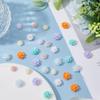 SUPERFINDINGS 120Pcs 8 Styles Nail Charm Flower Resin Cabochons Nail Art Decoration Accessories 3D Manicure Nail Studs Nail Cabochons Supplies for Nail Art Craft DIY view 4