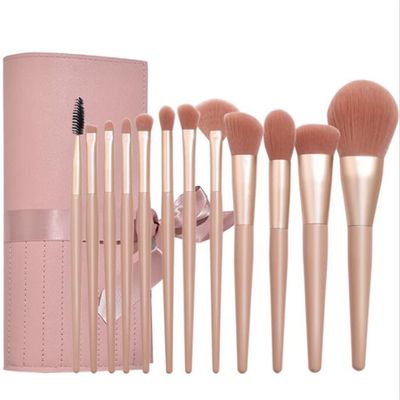 12 Makeup Brush Set Beginner Ultra Soft Brush Full Eyeshadow Brush