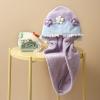 Coral Fleece Bath Dress Soft Absorbent Bath Towel Pajamas Hair Dryer Hat For Women Girl Wrap Robe Drying Hat Turban Bath Skirt For Women view 3