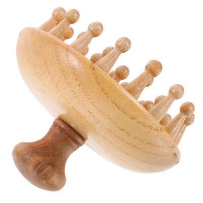 GLEAVI Wooden Massage Comb Wooden Scalp Brush Wood Massage Tool Hair Scalp Massager Comb