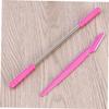 Angoily 2pcs Facial Hair Remover and Eyebrow Shaper Set Spring Epilator Razor for Forehead Cheeks and Upper Lip Pink Beauty Tool for Women view 4