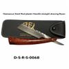 Hand Made Damascus Steel Straight Razor shaving razor folding knife Ready Classic Barber Blade Edge, Men Straight Razor, Be Close Shave, Best Great Gift (Red) view 3