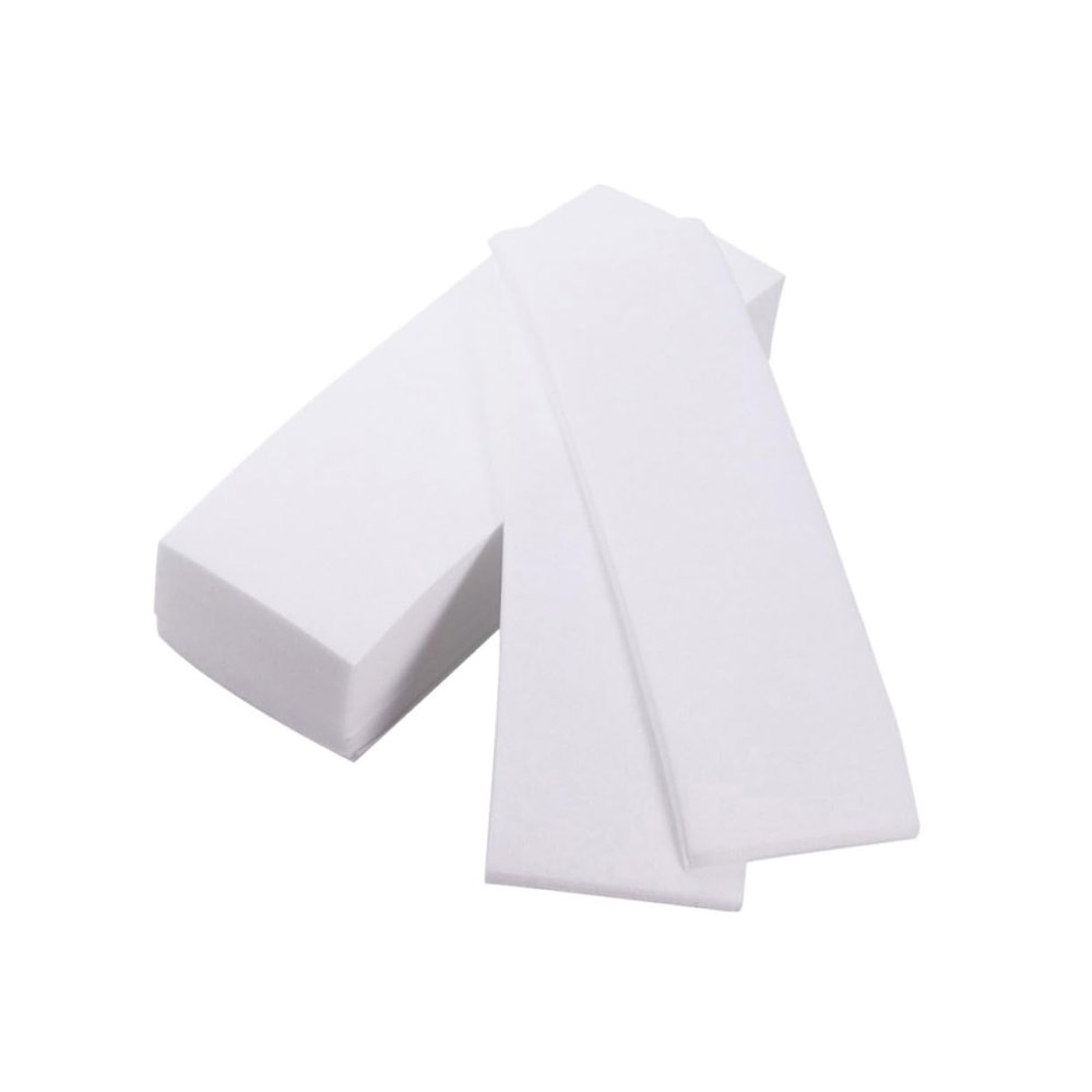 balacoo 300pcs Professional Hair Removal Wax Strips Paper Depilatory Nonwoven Epilator Comfortable Texture for Salon Use