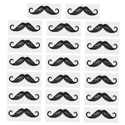 balacoo 20pcs Nose Waxing Stickers for Hair Removal Protective Beard Stickers for Facial Hair Care and Beard Styling Tools