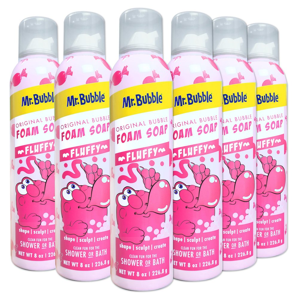 Mr. Bubble Original Foam Soap, Bubblegum Scent, 8 OZ, pack of 6
