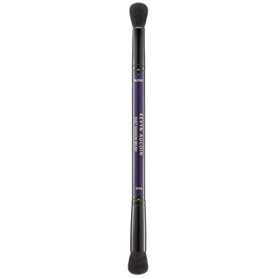 Kevyn Aucoin Duet Shadow Brush: Dual-ended eyeshadow brush for effortless blending. BASE end mimics the shape of an eyelid. BLEND end is sized for easy blending across the crease & curves of the eye.