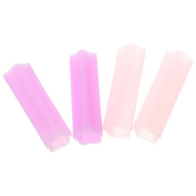 Balacoo Manicure Nipper Protective Cover-4pcs Silicone Protective Sleeve for Manicure Pedicure Tools, Nail Scissors, 4.00X1.30X1.30CM, 0442LD0Q13EX0