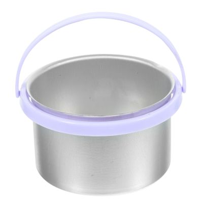 Balacoo Depilatory Pot Wax Depilatory Machine Wax Pot Home Wax Warmer Wax Melting Bowl Wax Warmer Heater Wisking Tool Wax Machine Inner Pot Wax Warmer Pot Electrical Tools Candle Body, Silver