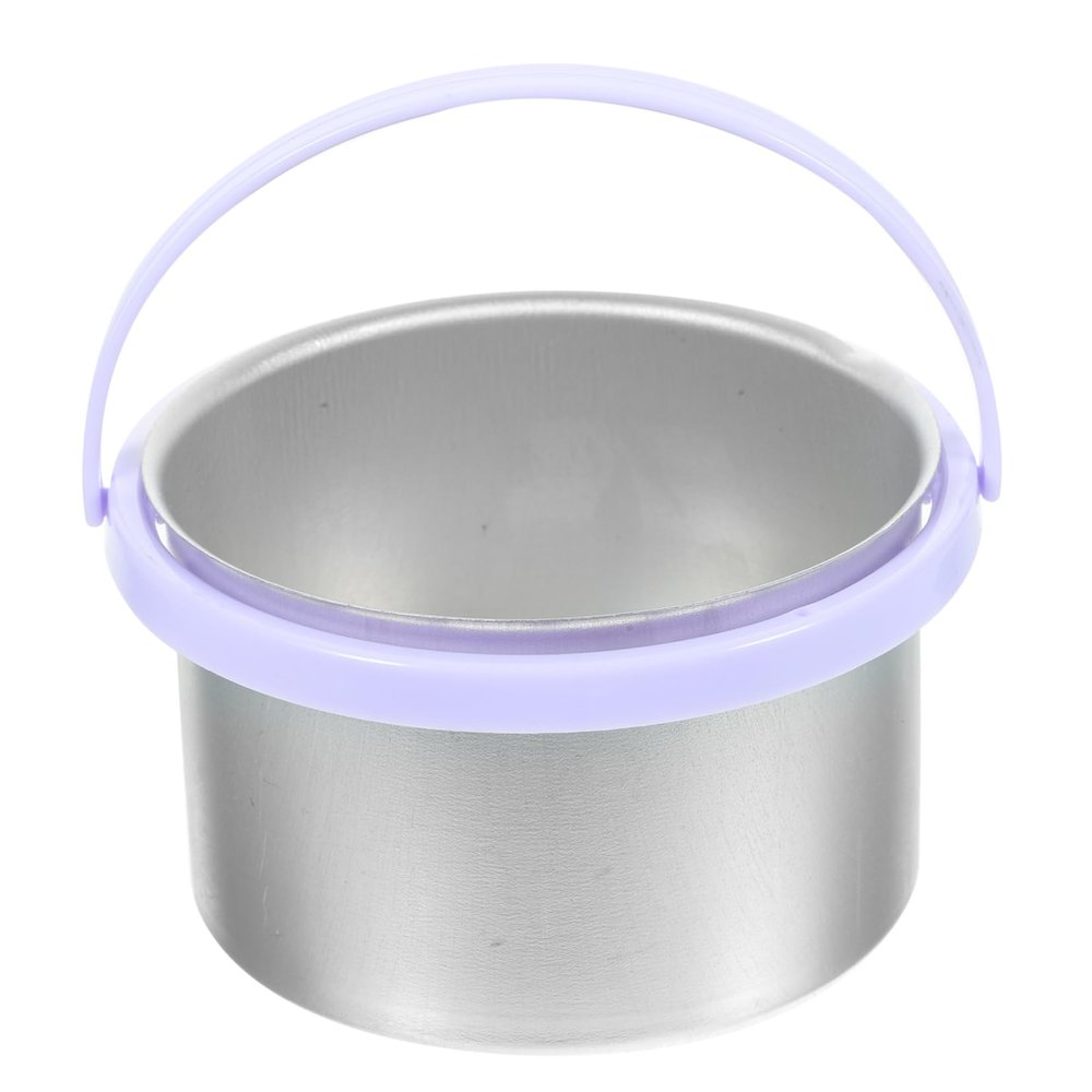 Balacoo Depilatory Pot Wax Depilatory Machine Wax Pot Home Wax Warmer Wax Melting Bowl Wax Warmer Heater Wisking Tool Wax Machine Inner Pot Wax Warmer Pot Electrical Tools Candle Body, Silver