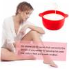 balacoo 2pcs Silicone Wax Warmer Bowls for Hair Removal Non-stick Wax Melting Pots Precise Scale for Compatible Machines and Ovens Random Colors view 2