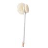 Balacoo Soft Bristle Scrub Brush Body Brush Exfoliator Bath Back Brush Long Bath Brush Loofah Back Brush Bath Body Brush Shower Skin Exfoliating Sponge Washer Soft Fur White Pp, 38X11X11CM view 1