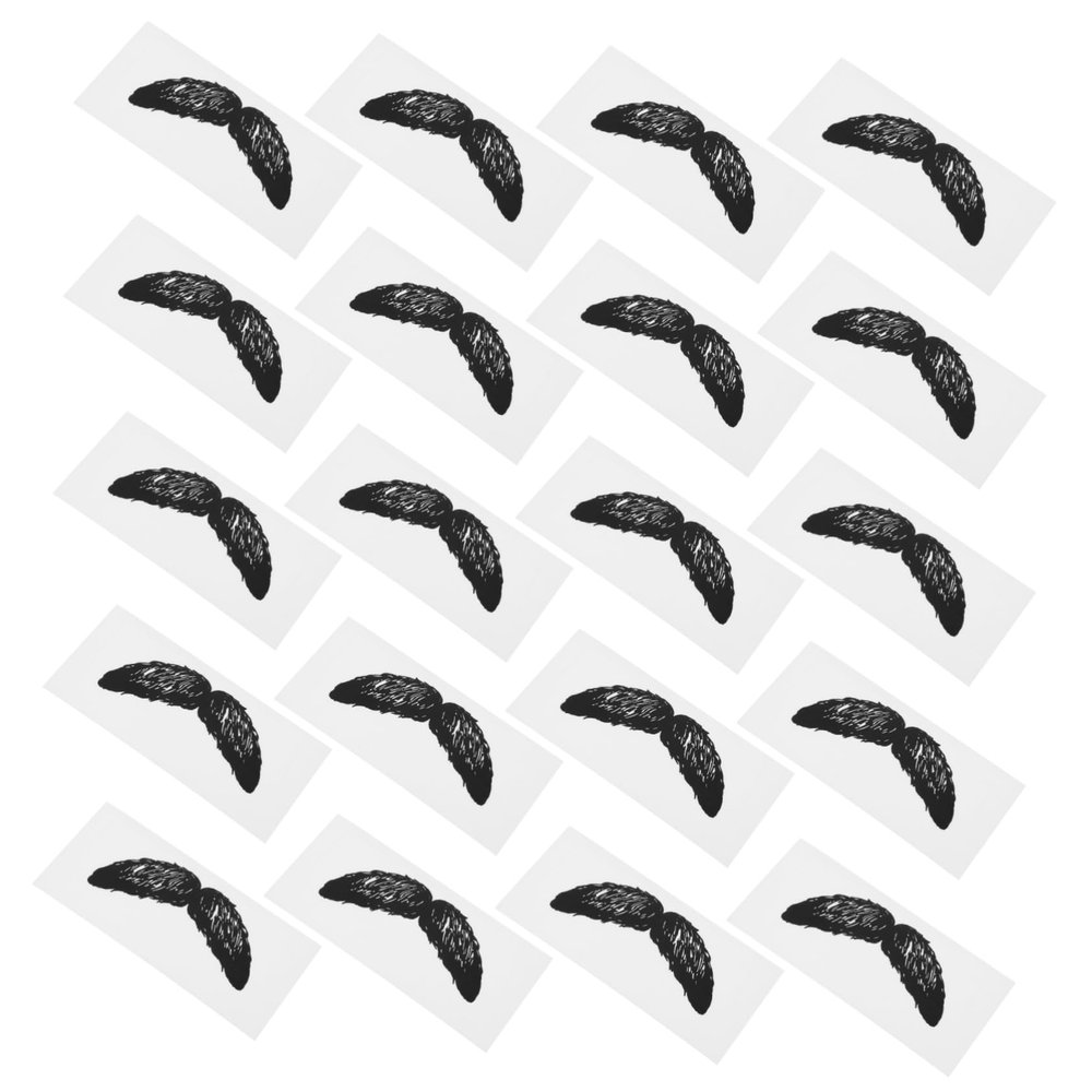 Mipcase 20pcs Nose Hair Waxing Kit Safe Efficient Nose Wax Stickers for Men Women Hair Removal Stickers Mustache Protector