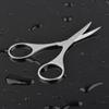 FRCOLOR Facial Hair Small Grooming Scissors for Men Women Grooming Scissors for Hair, Eyelashes, Nose, Eyebrow Trimming, Mustache view 2