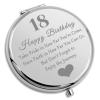18th Birthday Gifts Compact Makeup Mirror 2006 Birthday Gift for Granddaughter Niece Daughter Friend Sister 16 Year Old Travel Makeup Mirror 18th Birthday Party Gift Funny 18th Birthday Gifts for Girl view 1