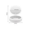 Table Desk Vanity Makeup Mirror Desktop Makeup Mirror with Cosmetic Storage Box And Light Foldable Makeup Mirror For Bedroom Dressing Table Powder Room Portable Small Cosmetic Mirror ( Color : A ) view 2