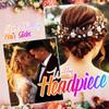 Bessney Gold Bridal Hair Comb Crystal Flower Hair Pieces Rhinestone Wedding Hair Accessories for Women view 4
