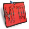 MuskalMed Full Black 7 Piece Body Piercing Instruments Kit Tools Pennington Sponge Forceps Stainless Steel Instruments with Carry Case MBK-B-01 view 2