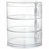 HAKIDZEL 1pc Rotating Jewelry Organizing Box Multi-layer Desktop Storage Case for Cosmetics Jewelry Makeup Organizer for Rings Earrings Necklaces Bracelets Friends Family view 1