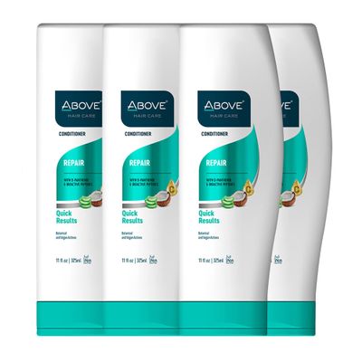 ABOVE Repair Conditioner, 4 pcs - Hair Conditioner for Damaged Hair - Increases Hair Resistance - Deep Conditioner with D-panthenol, Bioactives