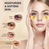 Bukamkom 200Pcs/100 Pair Under Eye Patches Gold for Dark Circles, Puffy Eyes, and Wrinkles, 24K Gold Eye Mask for Face, Eye Cream for Men and Women view 2