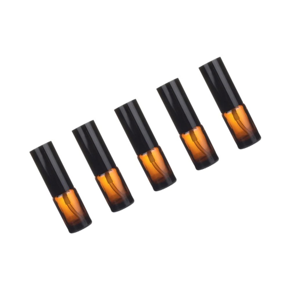DOITOOL 5pcs Essential Oil Bottles Portable Travel Containers Empty Lotion Subpackaging for Refillable Perfume