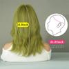 Wig For Women Synthetic Bob Hair Wig Shoulder Length Wavy Wig Cosplay Party Female Fake Hair Halloween Wig view 4