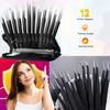 Antonki 12 Pack Precision Tweezers Set for Craft, Soldering, Jewelry, Facial Hair, Eyebrow, Ingrown Hair Removal, Eyelash Extension- with Case view 2
