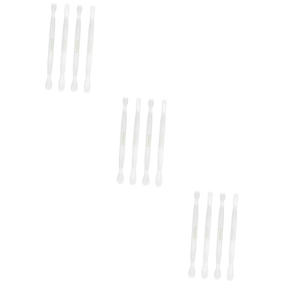 NOLITOY 12pcs Cuticle Remover Nail Dead Skin Rasp Trimmers for Manicure Multi-functional Dead Skin Tool for Home and