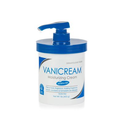 Vanicream Moisturizing Skin Cream with Pump Dispenser - Moisturizer for Those with Sensitive Skin - 16 fl oz (pack of 1)