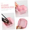 balacoo 2pcs Makeup Brush Cleaning Bowls Silicone Brush Cleaner Mat with Convex Textures for Cleaning Portable and Durable Design view 3