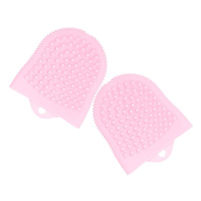 DOITOOL 2pcs Silicone Face Cleansing Brush Gentle Exfoliator Face Scrubber for Men Women Deep