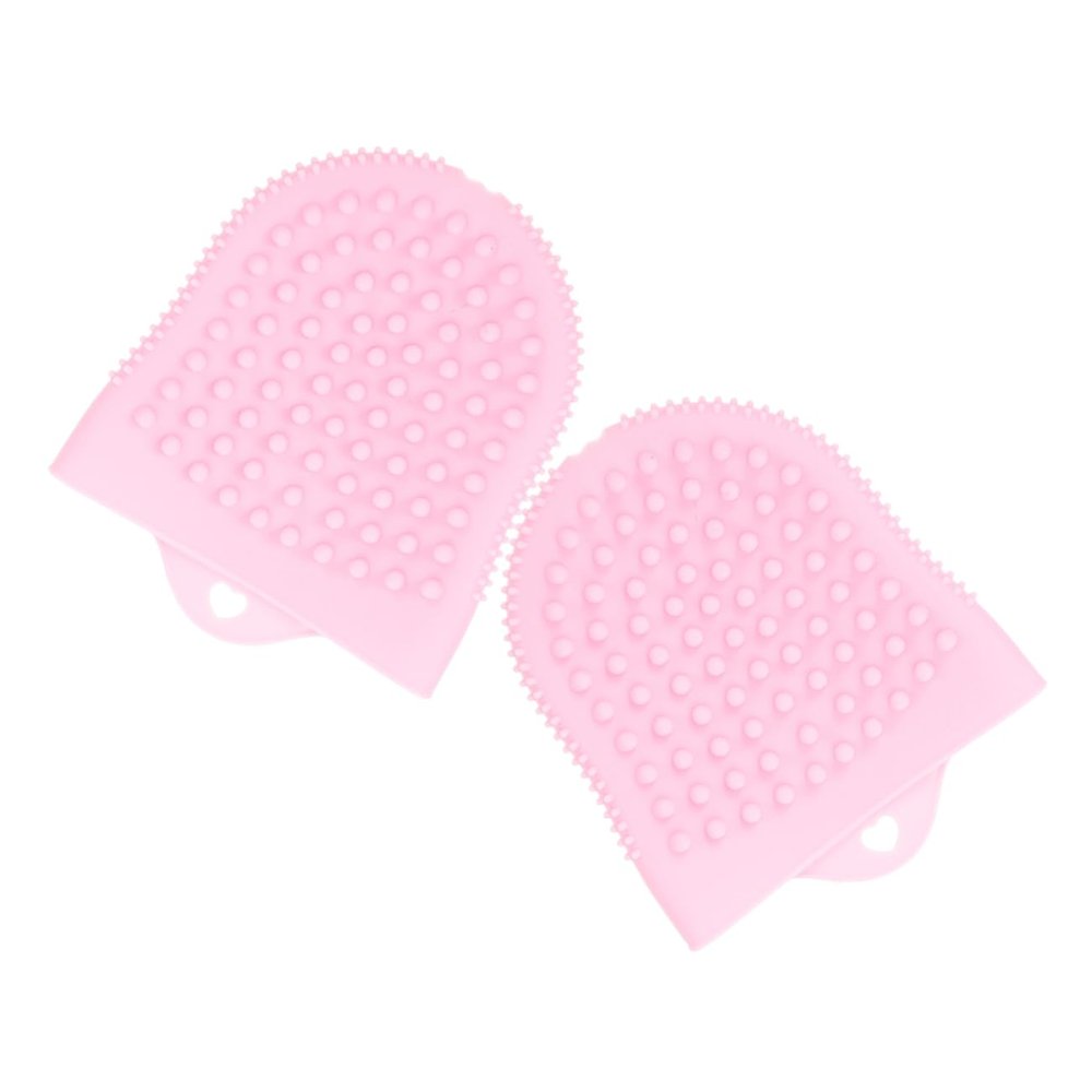 DOITOOL 2pcs Silicone Face Cleansing Brush Gentle Exfoliator Face Scrubber for Men Women Deep